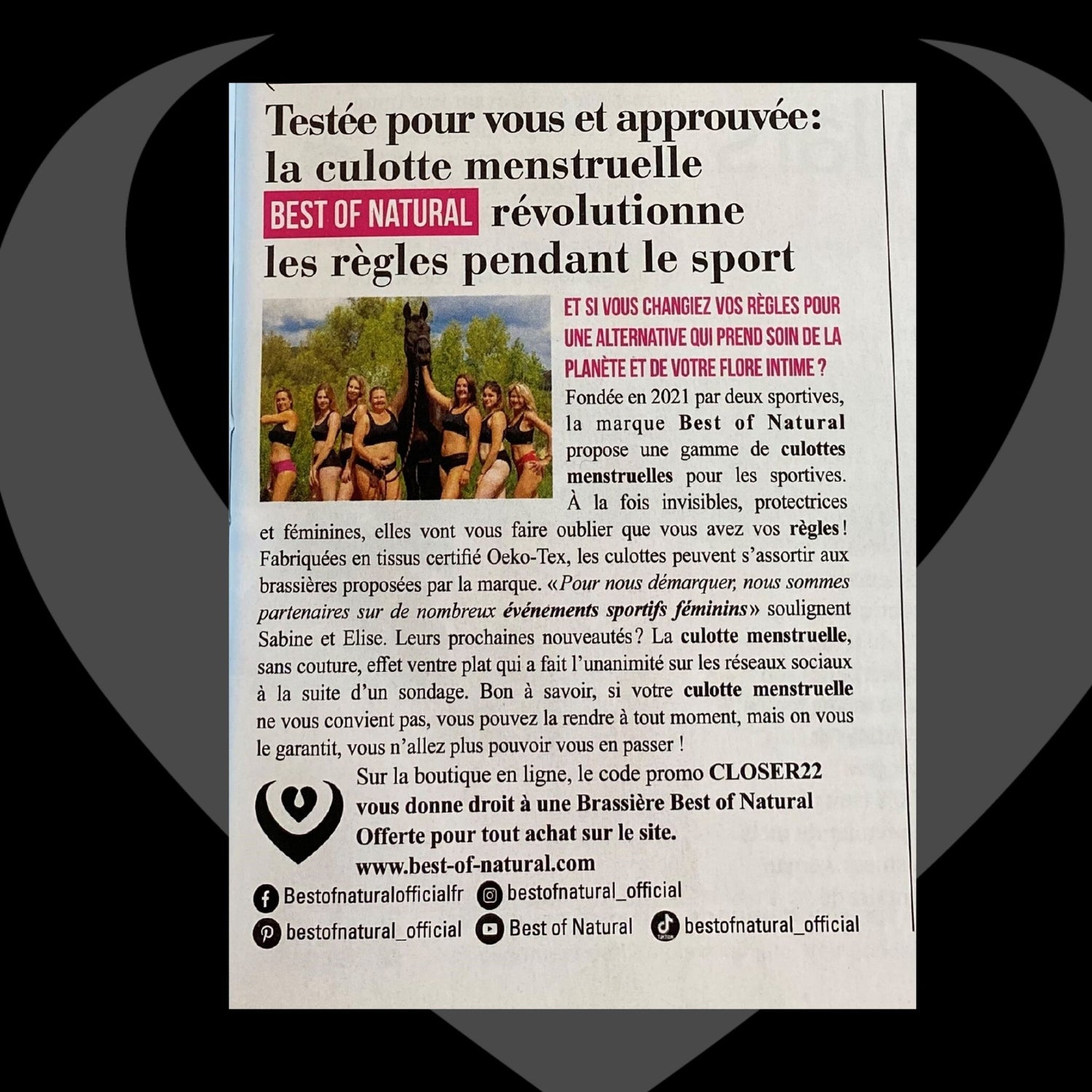 Meilleure Culotte menstruelle dans la presse