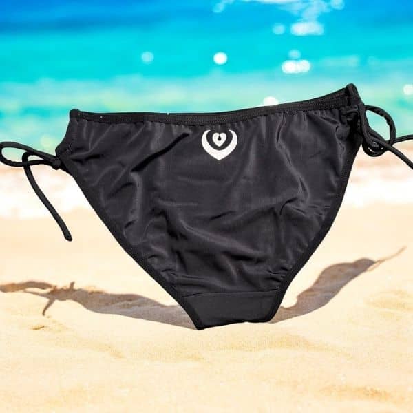 maillot de bain menstruel noir 