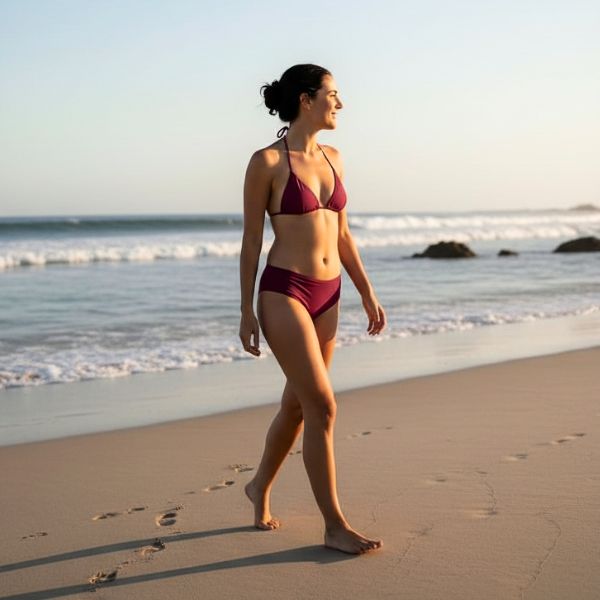 Menstruatie bikini broekje Sporty – zwart