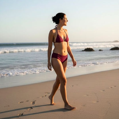 Menstruatie bikini broekje Sporty – zwart