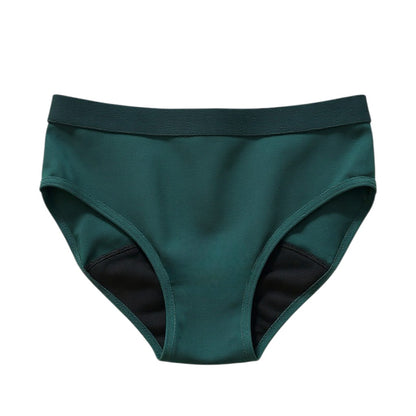 gros plan du maillot de bain menstruel sporty vert