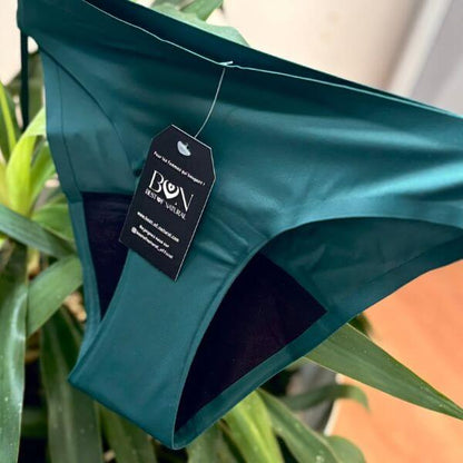 Culotte Menstruelle Nude Vert Sporty