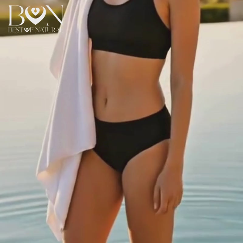 Charger la vidéo : maillot de bain menstruel